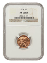 1954 1C Ngc MS66RD - £93.62 GBP