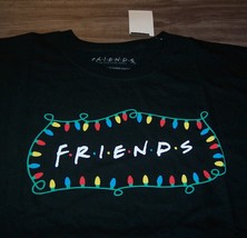 Friends Tv Show Christmas Lights T-Shirt Mens Medium New w/ Tag - £15.83 GBP