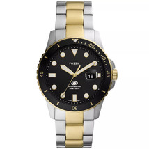 Fossil Men&#39;s Blue Dive Black Dial Watch - FS5951 - £89.23 GBP