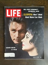 Life Magazine April 19, 1963 - Richard Burton &amp; Elizabeth Taylor in Cleopatra  - £8.86 GBP