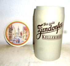 Zirndorf Furth Das Gute Zirndorfer Kellerbier German Beer Stein &amp; Coasters - £11.54 GBP