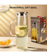 Large capacity water bottle 50 ounces, high borosilicate glass water tank - $270.73 MXN