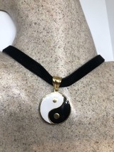 Vintage Yin Yang Gargantilla Oro Rodio Acero Inoxidable Collar con Colgante - £31.27 GBP