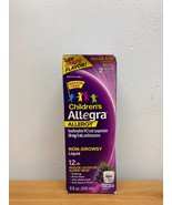 Allegra Children&#39;s Non-Drowsy Indoor/Outdoor 12HR Allergy Relief-8oz Gra... - $12.95