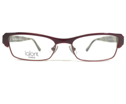 Jean Lafont IGOR 340 Eyeglasses Frames Red Rectangular Full Rim 50-17-140 - £95.44 GBP