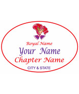 #5 tag Personalized MAGNETIC NAME BADGE TAG FOR THE RED HAT LADIES - $14.99