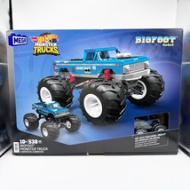 MEGA Hot Wheels Bigfoot Monster Truck Building Toy 538 PCS - With Die-Ca... - $1,012.58 MXN