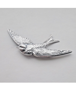 ANTIQUE TRUART STERLING SILVER FLYING BIRD BROOCH - $1,076.40 MXN