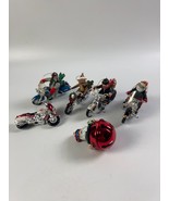 HARLEY-DAVIDSON ORNAMENT COLLECTION, 5 Bikers 1 Harley Santa Ball - $37.99 CAD