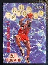 1998 Fleer Tradition Dennis Rodman Chicago Bulls #139 HOF - £2.33 GBP
