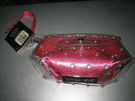 Victoria&#39;s Secret Very Sexy for Her Lined Clear Plastic Snap Front Cosmetic Case - £12.56 GBP