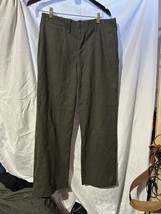 VTG US WWII USMC 1943 Dated Service Trousers WW2 Pants Named 32x28 - $49.49