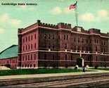 State Armory Cambridge Massachusetts MA UNP Unused DB Postcard D12 - $6.88