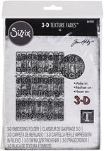 Sizzix 3D Texture Fades Embossing Folder By Tim HoltzTypewriter - £21.56 GBP