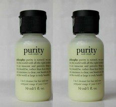 4 x Philosophy Purity Made Simple 3-in-1 Cleanser Face &amp; Eyes 30 ml each = 4 oz - £8.59 GBP