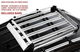 Large Universal Roof Rack Tray Platform Carrier Aerodynamic Rack with-
s... - $240.59