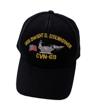 USS Dwight D. Eisenhower CVN69 Baseball Cap Adjustable Strapback Hat Vin... - £15.82 GBP