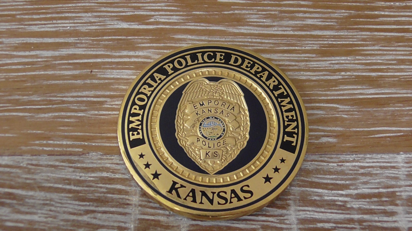 Emporia Police Department Kansas Challenge Coin #B893 - $30.68