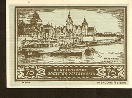 Germany Notgeld der Stadt Stettin 75 Pfennig 1921 - 1922 No. 22521 - £4.09 GBP