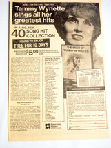 1971 Ad Tammty Wynette Record Columbia House, Terre Haute, Indiana - £6.38 GBP