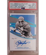 Platinum &amp; Diamond Lawrence Taylor Panini engraved 1/1 with signature - €17.183,59 EUR