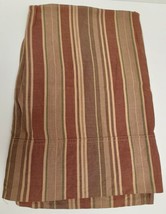 VTG Ralph Lauren LRL Multi Brown Striped Pillowcase Pillow Case Woven ST... - £45.61 GBP