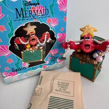 Disney Enesco Sebastian Treasure Chest Christmas Ornament The Little Mer... - $25.08 CAD