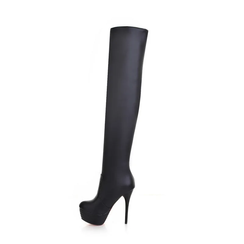 Waterproof Platform Women Boots Over The Knee Long Boots Sexy Thin High Heel Boo - £49.22 GBP