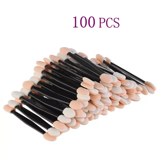 Brushes make up dual sided sponge nylon sets eye shadow brushes for cosmetic applicator thumb200