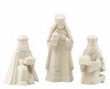 Lenox Holy Night White Three Kings Figurines Nativity 3 Wise Men Origami... - $40.00