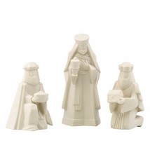 Lenox Holy Night White Three Kings Figurines Nativity 3 Wise Men Origami NEW - £31.29 GBP