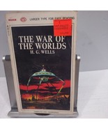 VTG 1967 HG WELLS &quot;The War Of The Worlds&quot; Easy Eye Larger Type Paperback... - £9.61 GBP