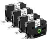 4 Pack Compatible With P Touch Label Tape Tze 231 Brother Tze231 Tz 231 ... - $29.99