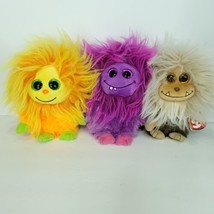 Ty Frizzys Collection Lot Of 3 Zinger Tang Lola 7” Stuffed Plush With Tags - £26.86 GBP
