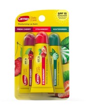 Carmex 3-Pack Daily Care Lip Balm SPF15 Cherry Strawberry Wintergreen - £3.94 GBP