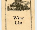 Poor Richard&#39;s A Restaurant Wine List  - $17.82
