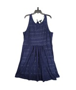 GAP Women&#39;s XXL Navy Lace Overlay Drop Waist Sleeveless Dress Boho Beach... - $26.00