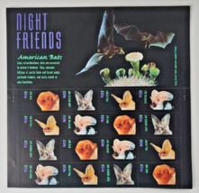 2002 USPS Stamp 20 per Sheet Night Friends American Bats MMH B9 - £15.17 GBP