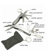 10 in 1 Survival Pocket Multi Tools Kit Outdoor Sports Fishing Hiking Hu... - €7,66 EUR