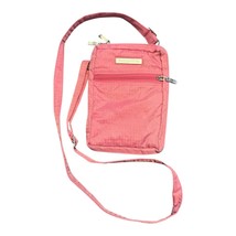 Baggallini Pink Nylon Crossbody Wallet Purse – Travel Organizer Bag – 9 ... - $14.00