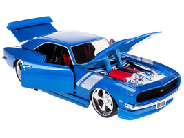 1968 Chevrolet Camaro Z/28 Blue Metallic with Silver Stripes &quot;Classic Muscle&quot; Se - £37.33 GBP