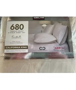 Kirkland Signature 100% Cotton 680 TC Sheet  Cal King  Oatmeal  - $95.81 CAD