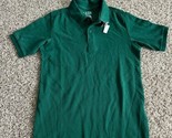 Izod Polo Shirt Boys Size Medium 8-10 Green Short Sleeve - $8.59