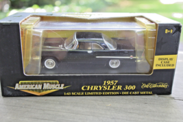 Ertl 1957 Chrysler 300 Black Diecast Car 1/43 #32127 MINT LB - $39.09