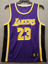 Los Angeles Lakers LeBron James #23 Fanatics Jersey Basketball Mens Smal... - $920.97 MXN