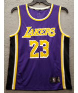 Los Angeles Lakers LeBron James #23 Fanatics Jersey Basketball Mens Smal... - $920.97 MXN