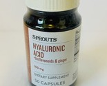 Sprouts, Hyaluronic acid 100 mg 50 Capsules W/ Bioflavonoids &amp; Ginger Ex... - £10.11 GBP