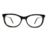 Saint Laurent Brille Rahmen SL513 002 Dark Schildplatt Silber Rund 53-17... - $128.69