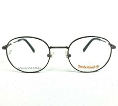 Timberland TB1606 008 Eyeglasses Frames Black Gray Round Oval Full Rim 48-20-140 - $46.54