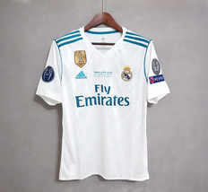 Real Madrid Soccer Jersey 2017 - 2018 RONALDO BENZEMA RAMOS MARCELO Jersey - £68.11 GBP